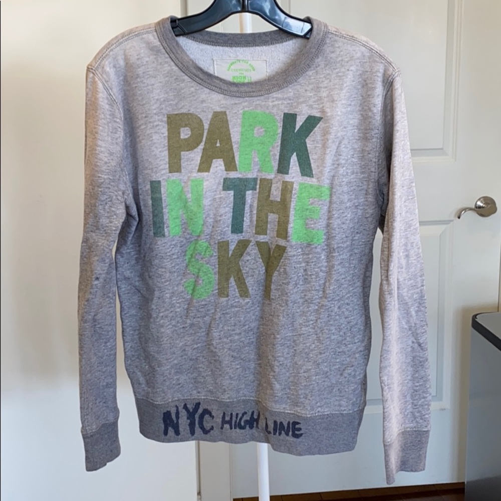 Crewcuts High Line Park in the Sky Sweatshirt Sz14